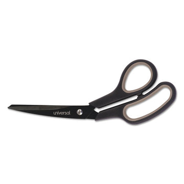 Universal® Industrial Carbon Blade Scissors, 8" Long, 3.5" Cut Length, Black-gray Offset Handle freeshipping - TVN Wholesale